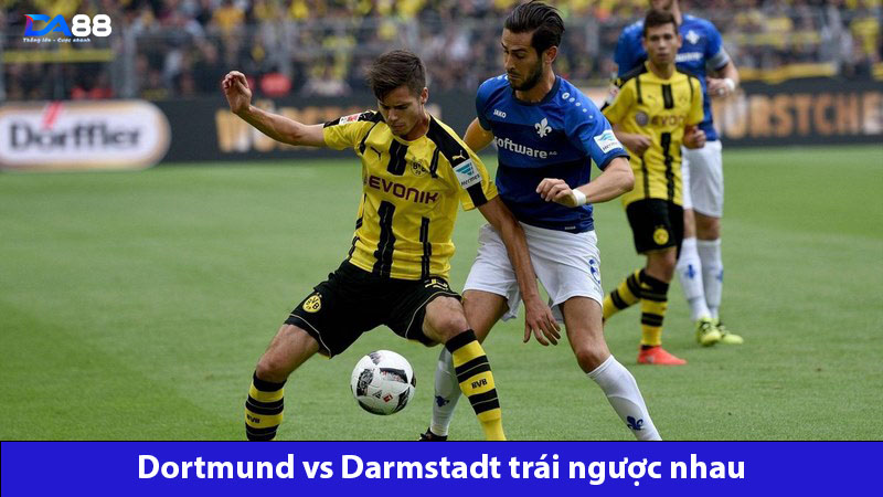 Dortmund vs Darmstadt chênh lệch rất lớn về thực lực