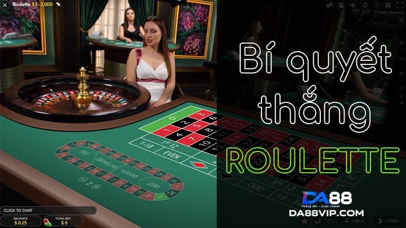 kinh nghiệm chơi roulette tại DA88
